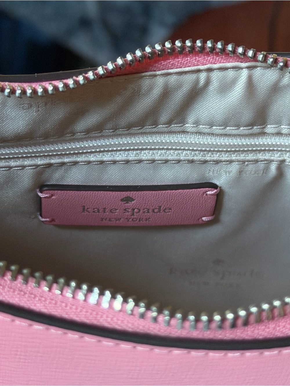 kate spade Margot Textured Leather Med Convertible Crossbody in Grapefruit Pink - Picture 12 of 16